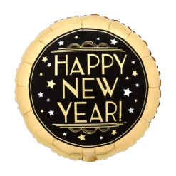 Folienballon Happy New Year, ca. 43cm