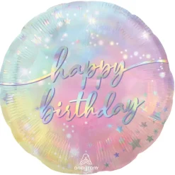 Folienballon Luminous Birthday