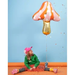 Folienballon Pilz – 66 × 75 cm