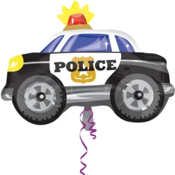 Folienballon Polizeiauto, 48x53 cm