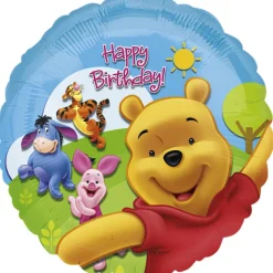 Folienballon Pooh & Friends B.day, 45 cm