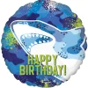 Folienballon Shark Happy Birthday