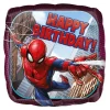 Folienballon Spiderman Birthday, ca. 43 cm