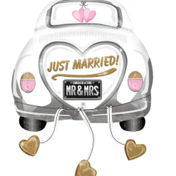 Folienballon SuperShape Just Married Auto