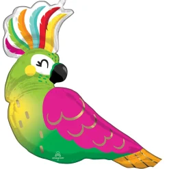 Folienballon SuperShape Tropical Parrot