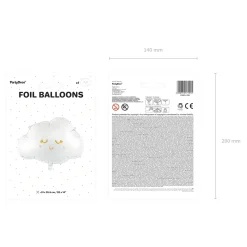 Folienballon Wolke – 51 × 35,5 cm