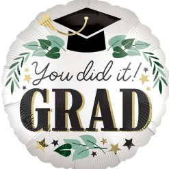 Folienballon You did it Grad, ca. 43cm