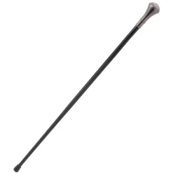 Gehstock / Spazierstock, Metall, 92cm, Top-Qualität, Silber