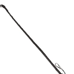 Gerte / Peitsche aus Kunstleder, schwarz, 60 cm
