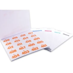 Gewinn-Aufklebenummern für Tombola, selbstklebend, Nr 1-100