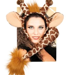Giraffe Set, 2-tlg. Haarreif und Schwanz