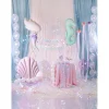 Girlande Happy Birthday / Geburtstag Meerjungfrau - 130 × 100 cm