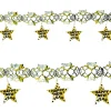Girlande Happy New Year, gold, 3 m