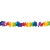 Girlande Hawaii-Blüten, bunt, 3m