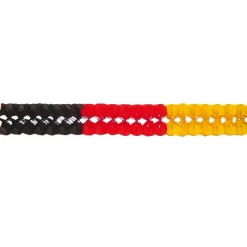 Girlande 4 m, schwer entflammbar, Deutschland, Schwarz-Rot-Gold