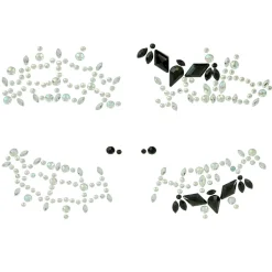 Glitzersteine fürs Gesicht, Fledermaus