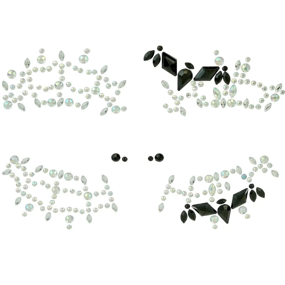 Glitzersteine fürs Gesicht, Fledermaus