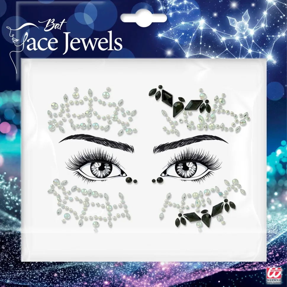 Glitzersteine fürs Gesicht, Fledermaus