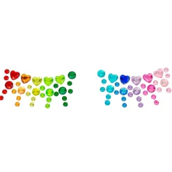 Glitzersteine fürs Gesicht, Pride
