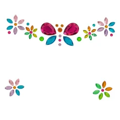 Glitzersteine fürs Gesicht, Schmetterling