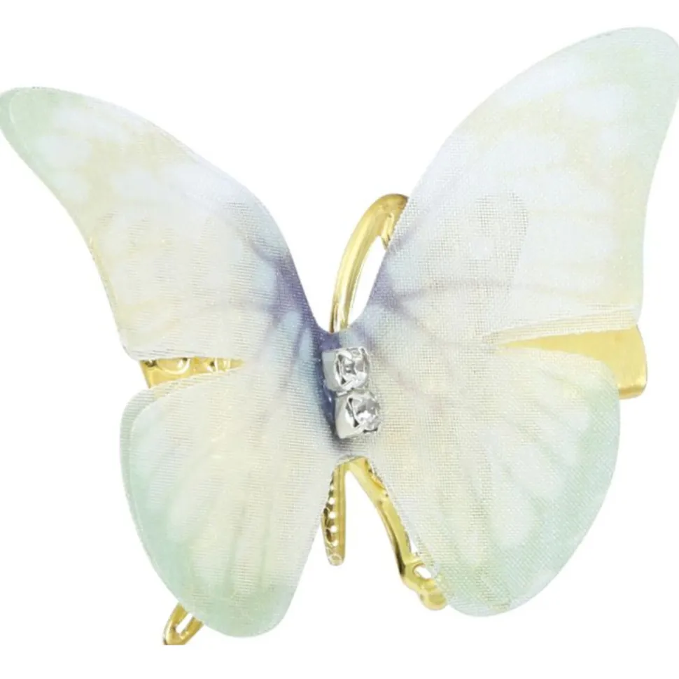 Haarclips Schmetterlinge, 5 cm, 6 Stück