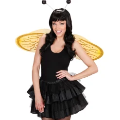 Haarreif Glitter-Antenne, schwarz