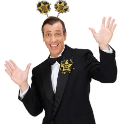 Haarreif Happy New Year, gold