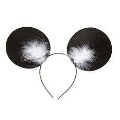 Haarreif Mausohren, mit Marabou