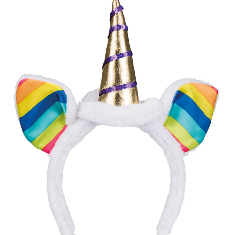 Haarreif Regenbogen-Einhorn