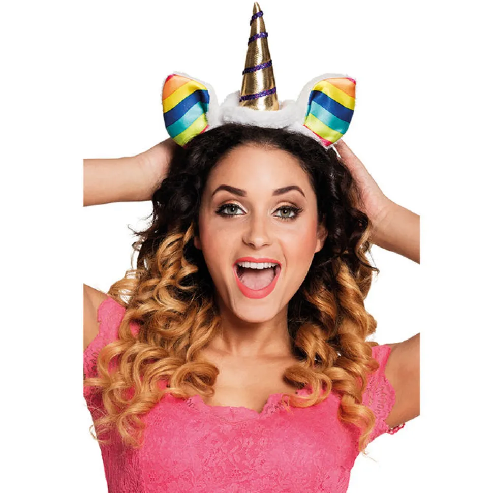 Haarreif Regenbogen-Einhorn