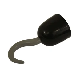 Hakenhand Pirat, Plastik, schwarz / silber