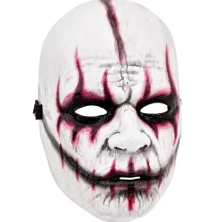 Halloween Maske Evil Joker, weiß