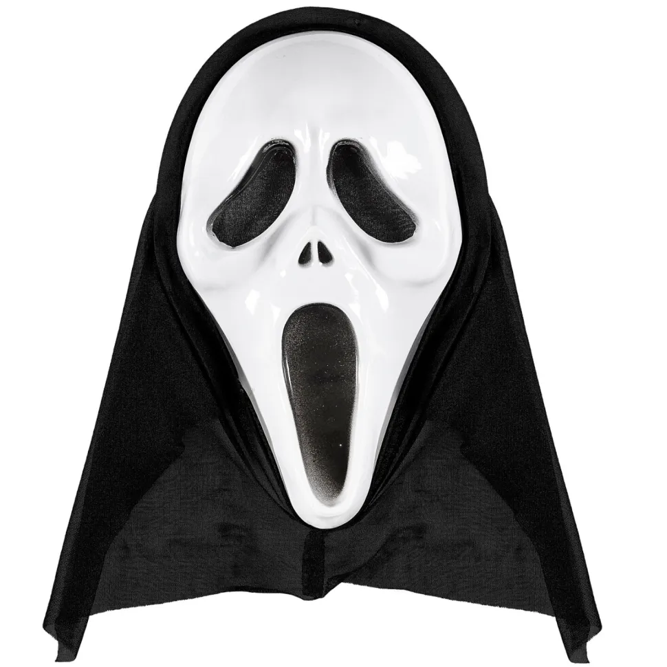 Halloween Maske mit Kapuze Screaming Ghost