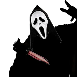 Halloween Maske mit Kapuze Screaming Ghost