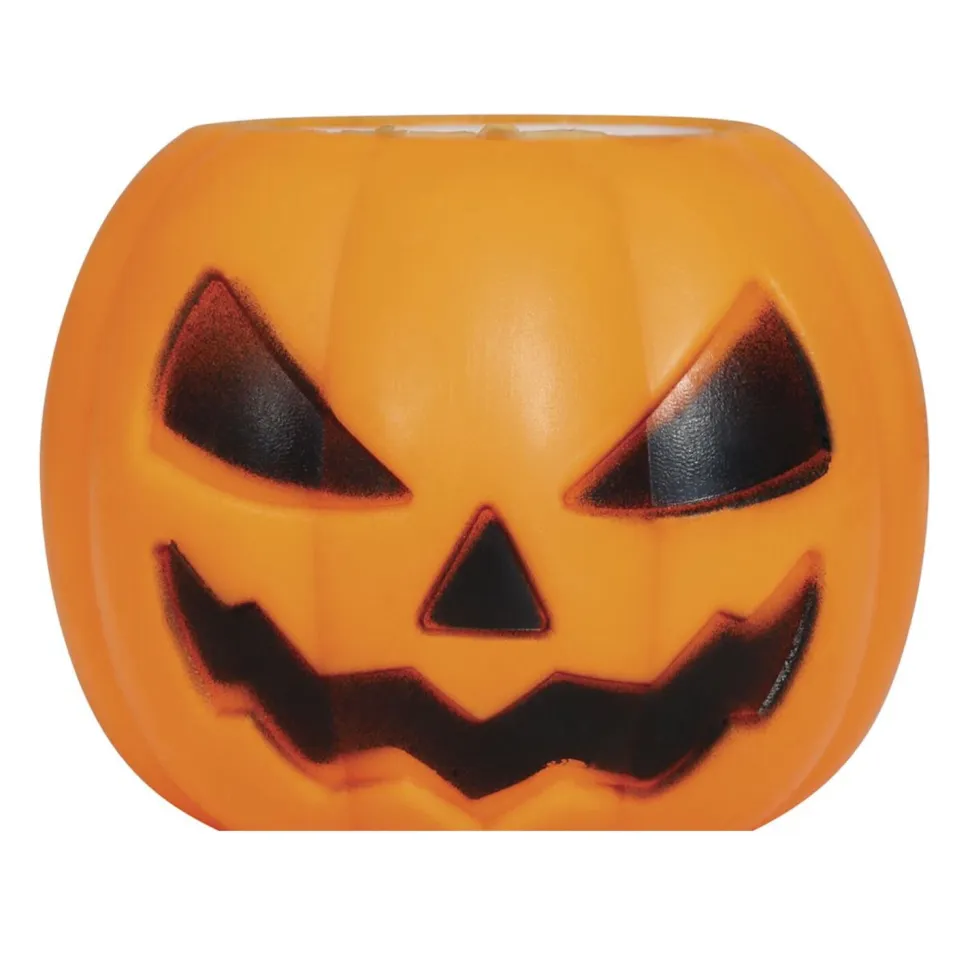 Halloween-Spielzeug Gummi Kürbis mit Gespenst