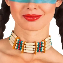 Halsband Indianerin, zum Binden