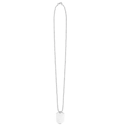 Halskette Dogtag, silberfarbig