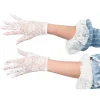 Handschuhe aus Spitze, weiß