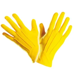 Handschuhe, gelb, one size