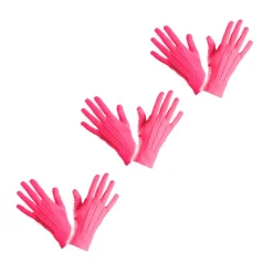 Handschuhe, pink, one size, 12 Stück