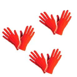 Handschuhe, rot, one size, 12 Stück