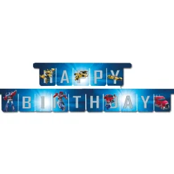 Happy Birthday Girlande Transformers, Länge 3m