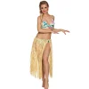 Hawaii-Bastrock Raffia-Bast, 80cm, naturfarben
