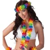 Hawaii-Set: Hulakette, Stirn-, Arm-, & Knöchelband