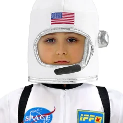 Helm Astronaut für Kinder, weiß, aus Stoff