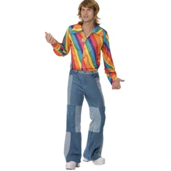Herren-Hemd Rainbow-Hippie, Größe: M