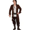 Herren-Jacke Pirat de Luxe, braun, Gr. 46-48