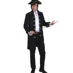 Herren-Jacke Pirat de Luxe, schwarz, Gr. 46-48
