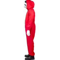 Herren-Kostüm Bankräuber Overall, bis 190 cm