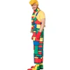 Herren-Kostüm Clown-Latzhose, Gr. 50-52